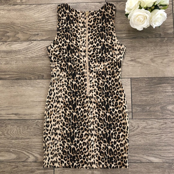 FOREVER 21 leopard print dress size medium - Picture 3 of 7